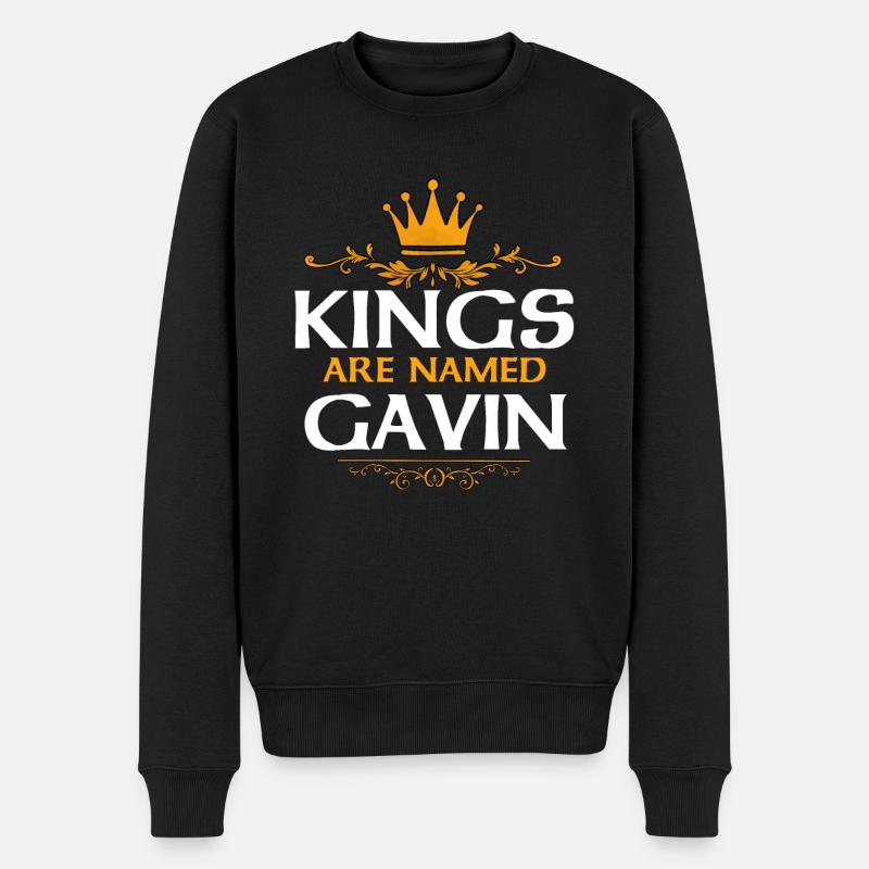 Gavin - Pull Premium bio Homme - noir