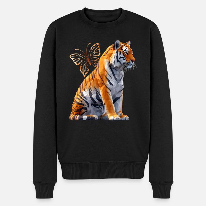 Tigre du Bengale - Pull Premium bio Homme - noir