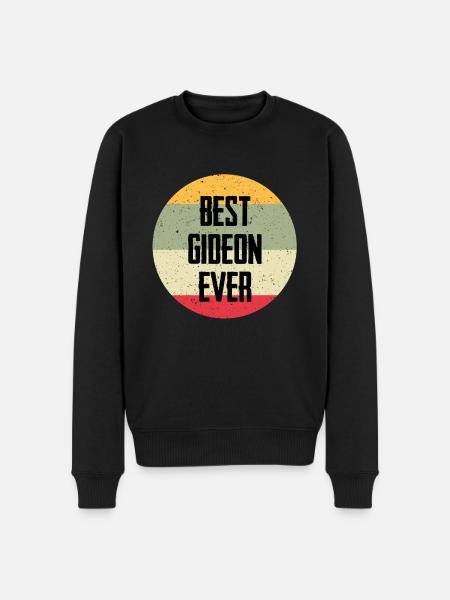 Best Gideon Ever - Men's Premium Organic Jumper - black
