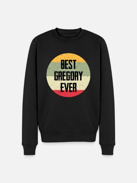 Best Gregory Ever - Men's Premium Organic Jumper - black