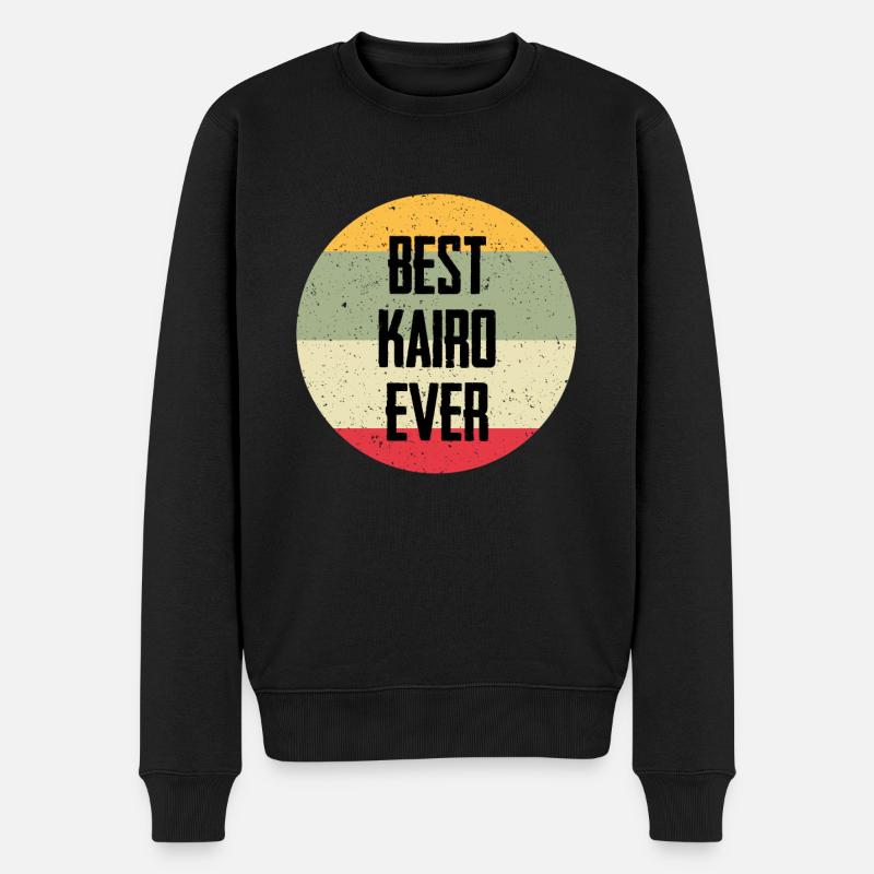 Best Kairo Ever - Männer Premium Bio Pullover - Schwarz