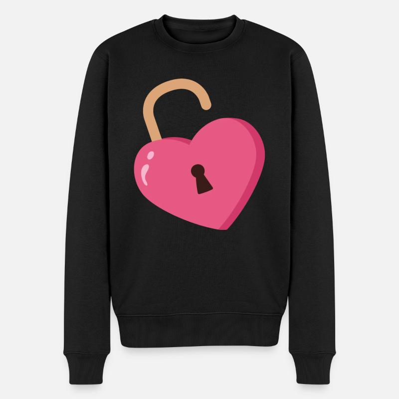 Coeur - Pull Premium bio Homme - noir
