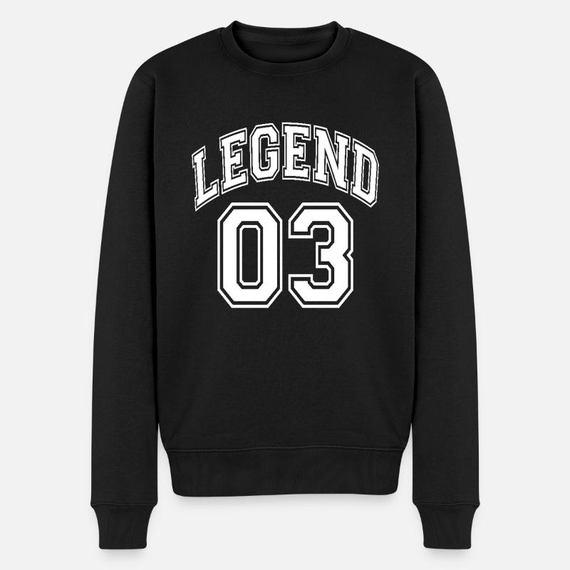 Légende 03 - Pull Premium bio Homme - noir