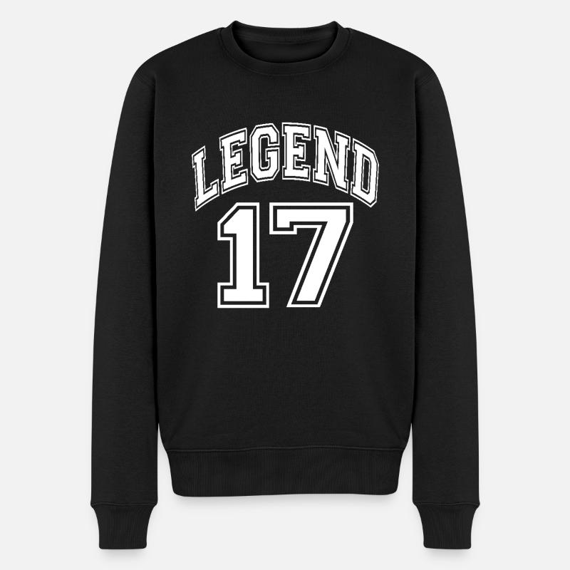 Légende 17 - Pull Premium bio Homme - noir