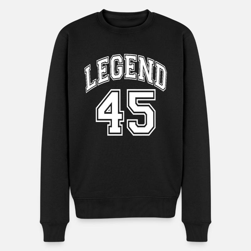 Légende 45 - Pull Premium bio Homme - noir