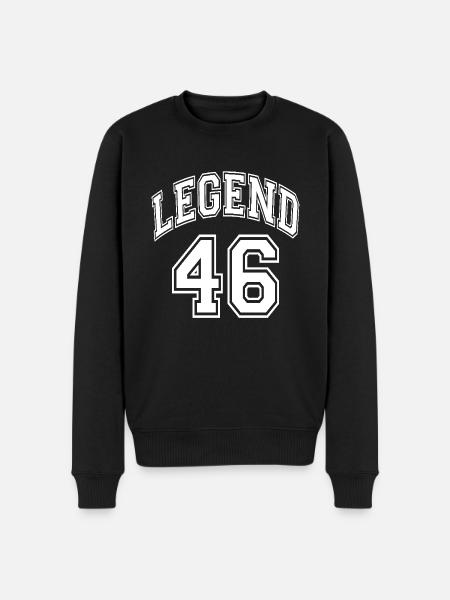 Legend 46 - Men's Premium Organic Jumper - black