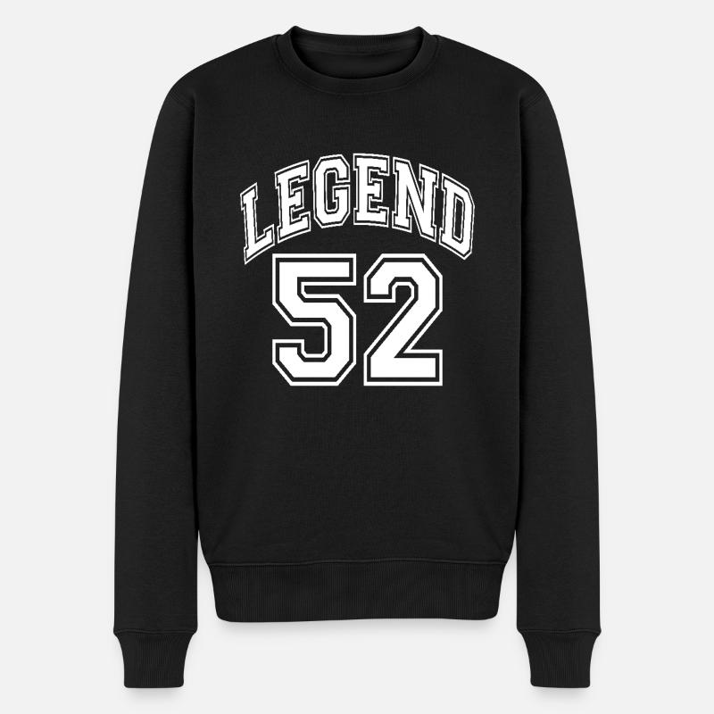 Légende 52 - Pull Premium bio Homme - noir