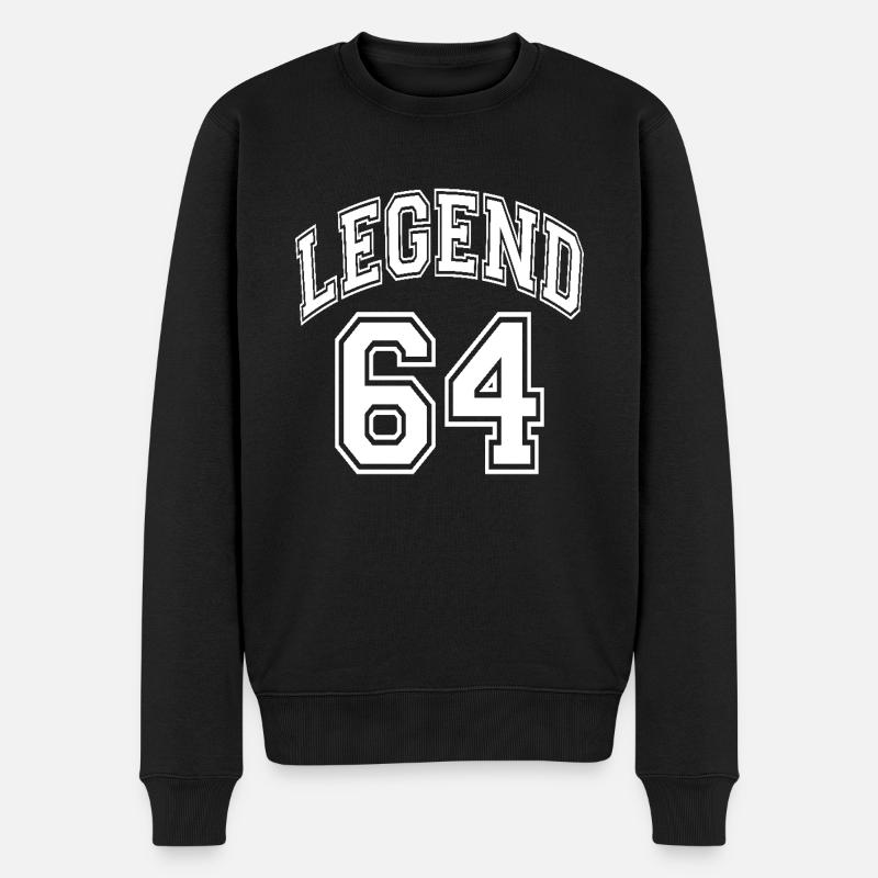 Légende 64 - Pull Premium bio Homme - noir