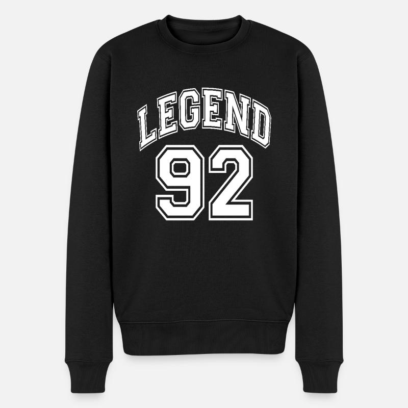 Légende 92 - Pull Premium bio Homme - noir