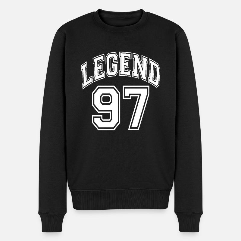 Légende 97 - Pull Premium bio Homme - noir
