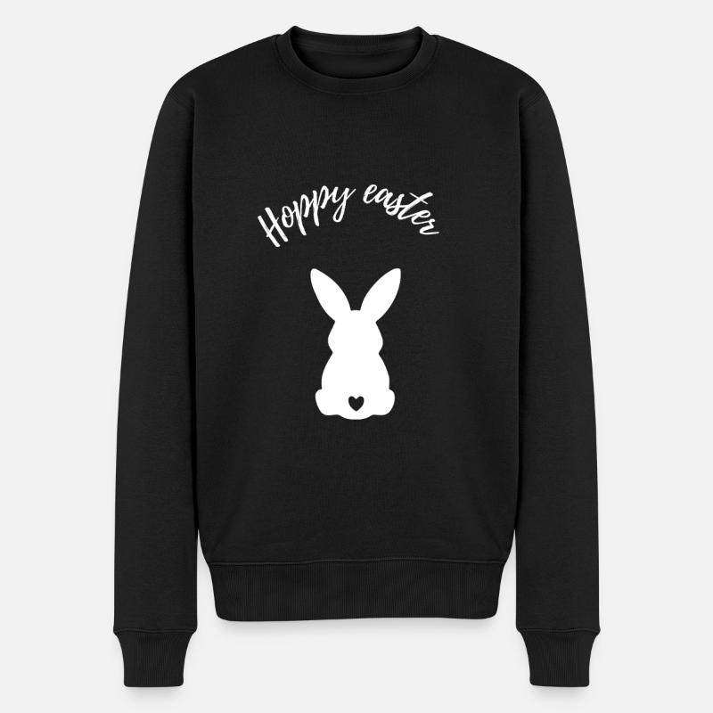 Easter Easter Saying Gift - Men's Premium Organic Jumper - black