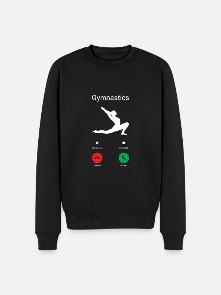 Gymnastics is calling! - Men's Premium Organic Jumper - black