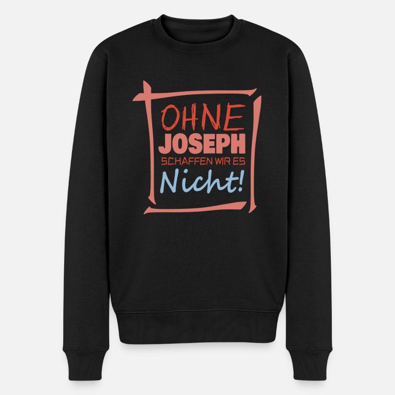 joseph - Männer Premium Bio Pullover - Schwarz