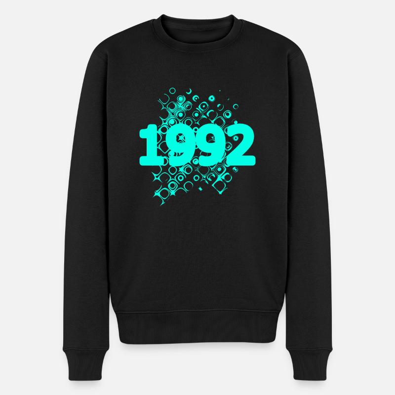 1992 1992 - Pull Premium bio Homme - noir