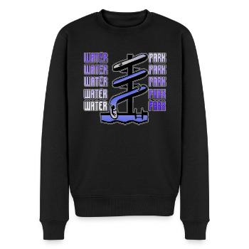 Water Park / Water Park / Outdoor Pool / Summer - Men's Premium Organic Jumper - black - Front - Nico (187cm)