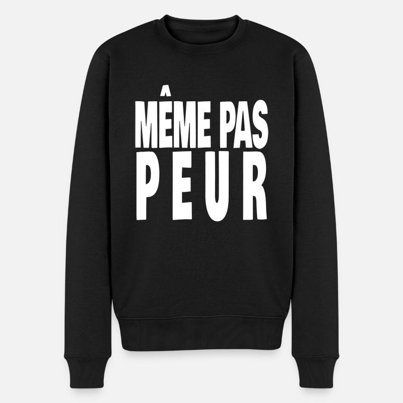 même pas peur - Pull Premium bio Homme - noir
