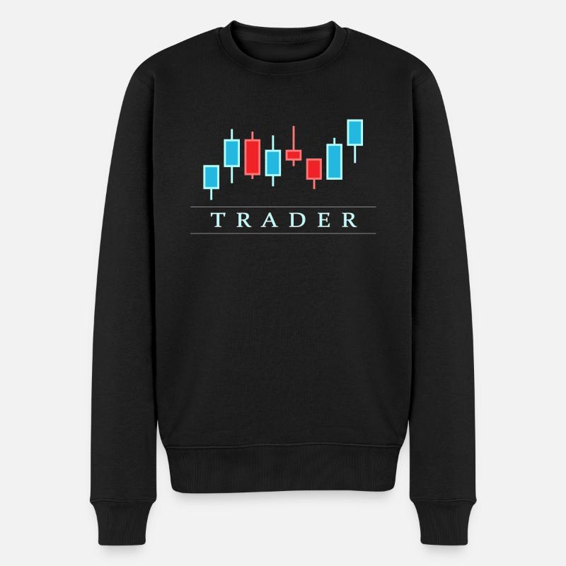 Schwarzer Trader - Männer Premium Bio Pullover - Schwarz