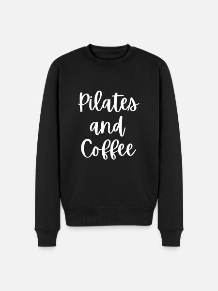 Pilates And Coffee. - Men's Premium Organic Jumper - black