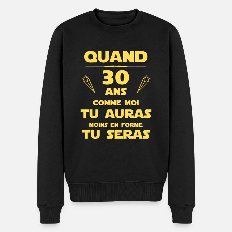 30 ans stars wars anniversaire - Pull Premium bio Homme - noir