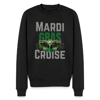 Mardi Gras Cruise 2024 Passende Familienfeier - Männer Premium Bio Pullover - Schwarz - Vorne - Nico (187cm)