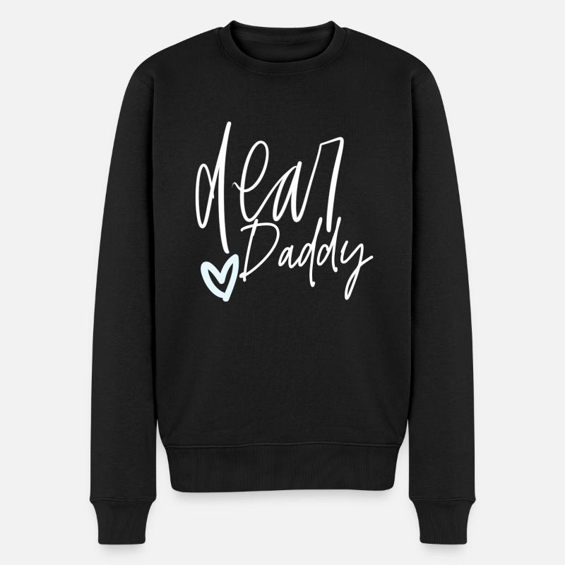 Dear daddy - Men's Premium Organic Jumper - black