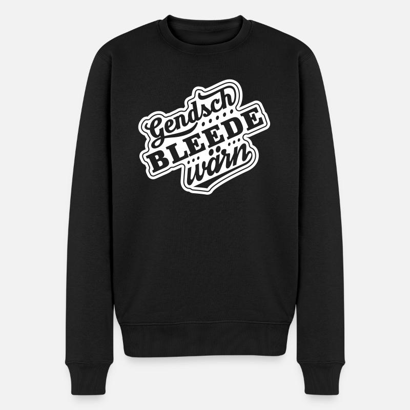 BP Saechsisch GBW (1c) - Männer Premium Bio Pullover - Schwarz