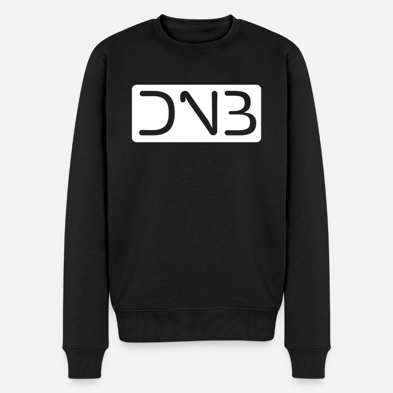 DNB - Männer Premium Bio Pullover - Schwarz