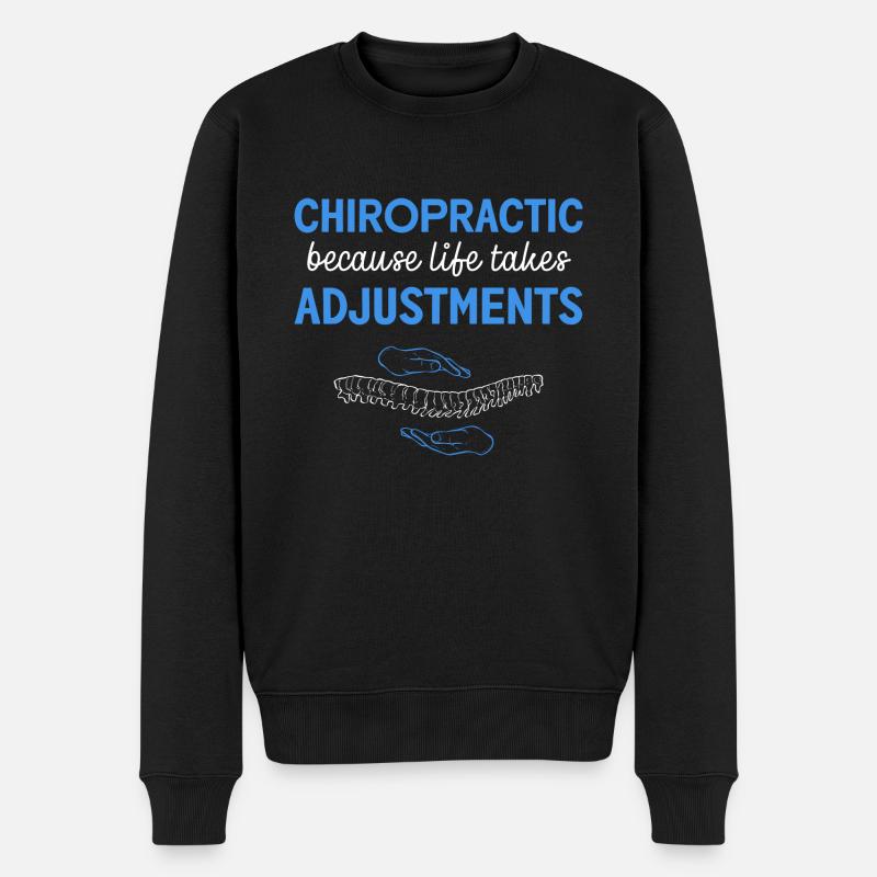 Physiothérapie Physiothérapeute Chiropracteur Chiro - Pull Premium bio Homme - noir
