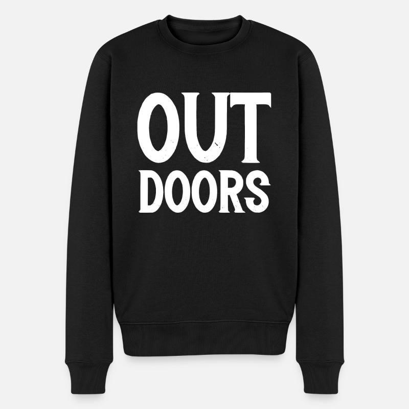 Dehors - Pull Premium bio Homme - noir