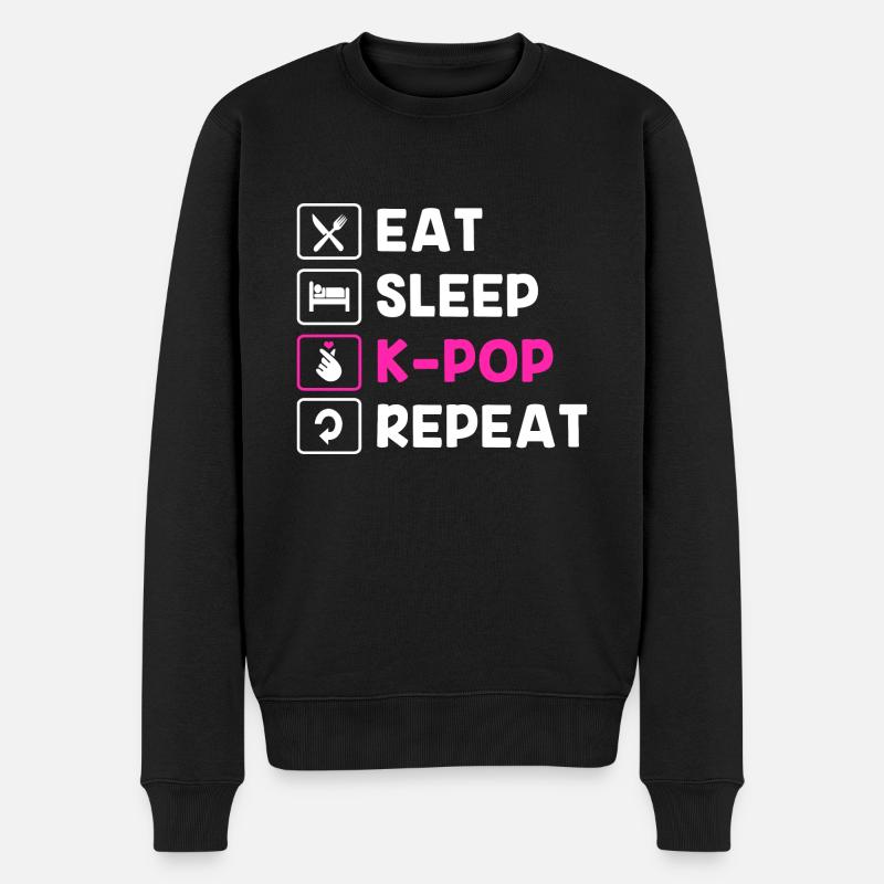 K-Pop - Pull Premium bio Homme - noir