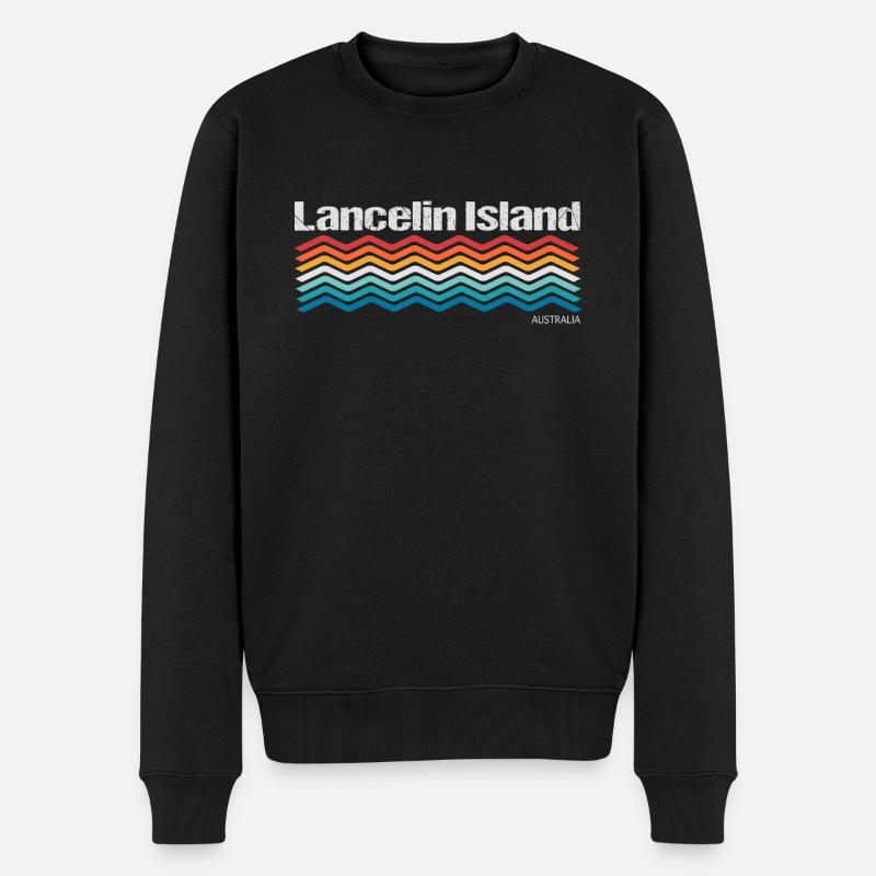 Île Lancelin - Pull Premium bio Homme - noir