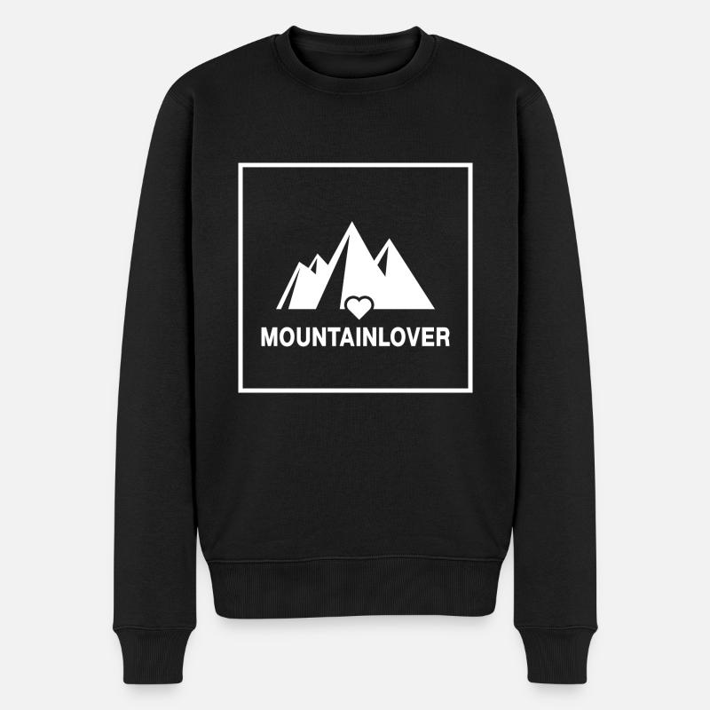 Bergfex Bergwandern Bergsteiger Servus Alpin - Pull Premium bio Homme - noir