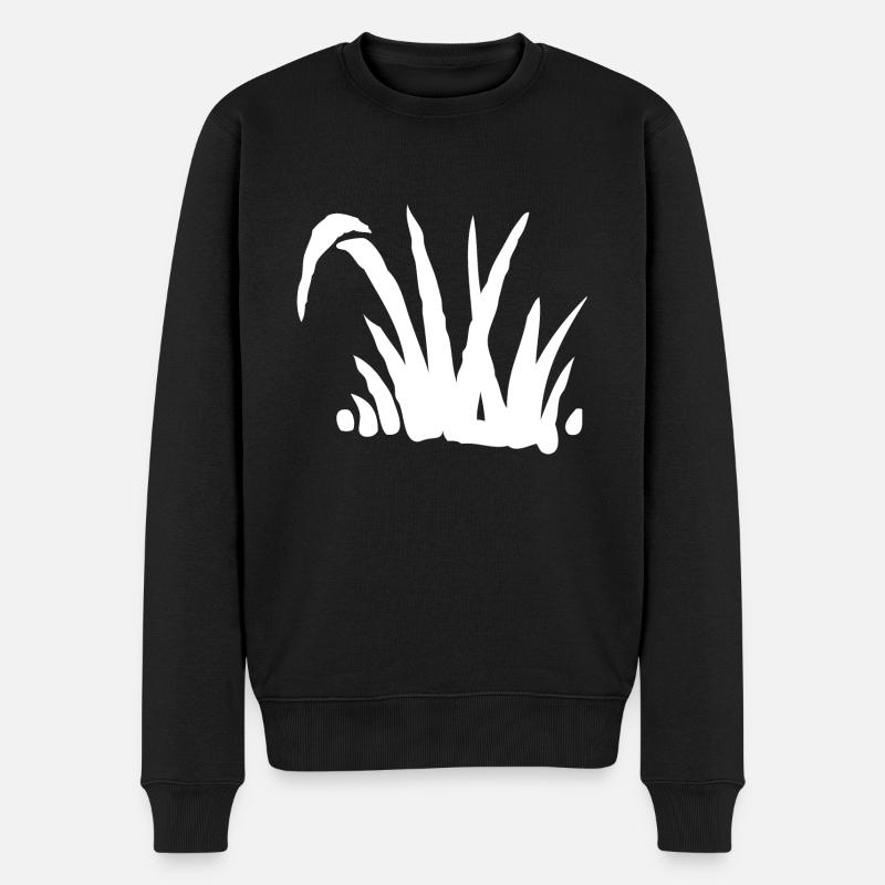 Buisson d’herbe - Pull Premium bio Homme - noir