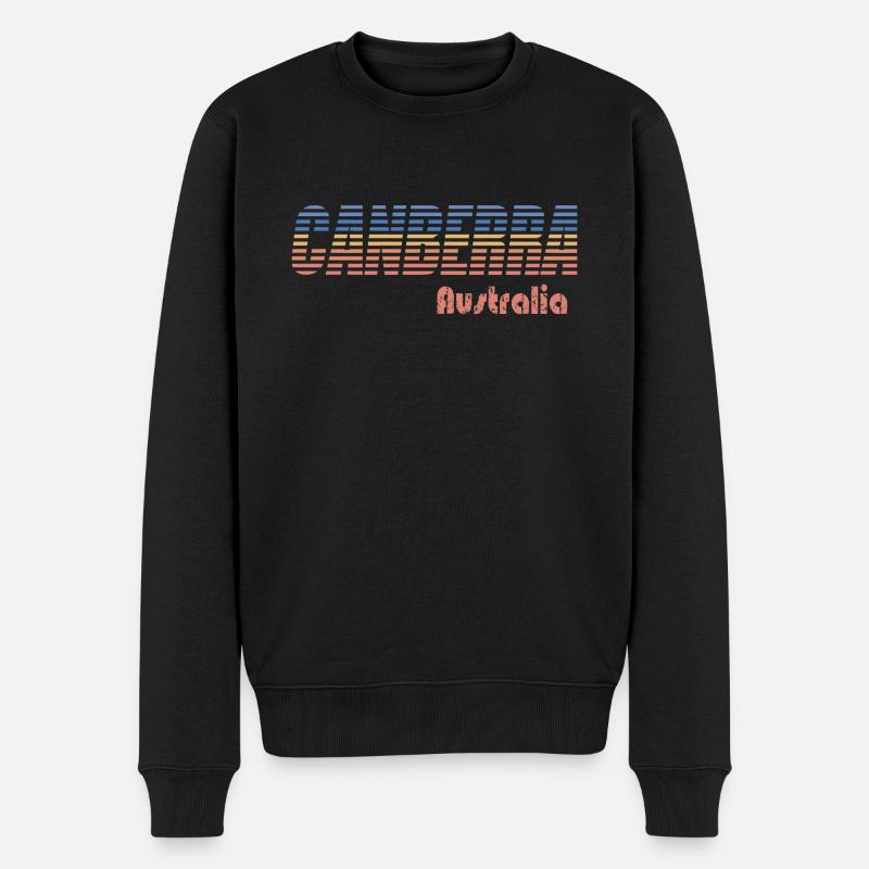 CANBERRA - Australie - Pull Premium bio Homme - noir