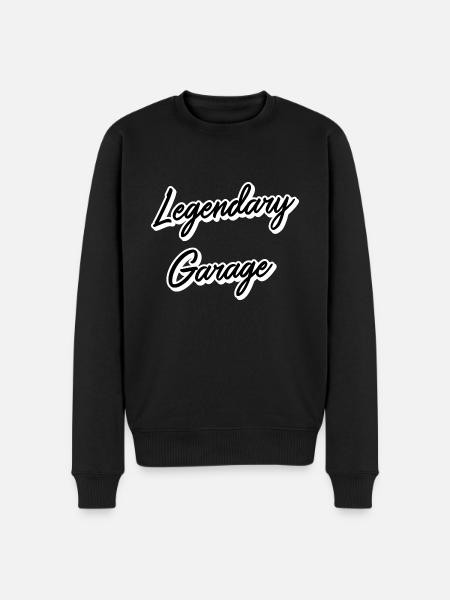 Legendary Garage - Men's Premium Organic Jumper - black