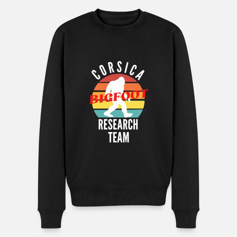 CORSICA BIGFOOT RESEARCH TEAM - Pull Premium bio Homme - noir
