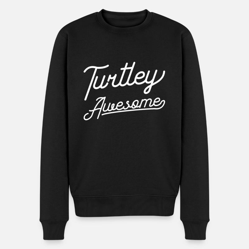 Tortue géniale - Pull Premium bio Homme - noir