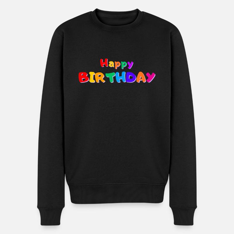 Bon anniversaire - Pull Premium bio Homme - noir