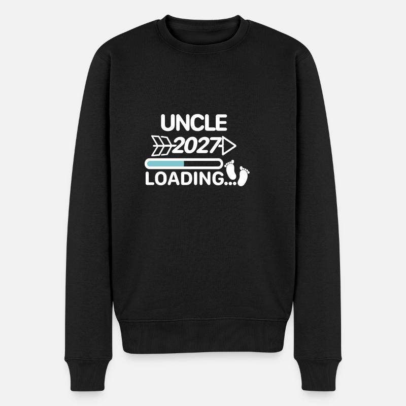 Uncle 2027 - Männer Premium Bio Pullover - Schwarz