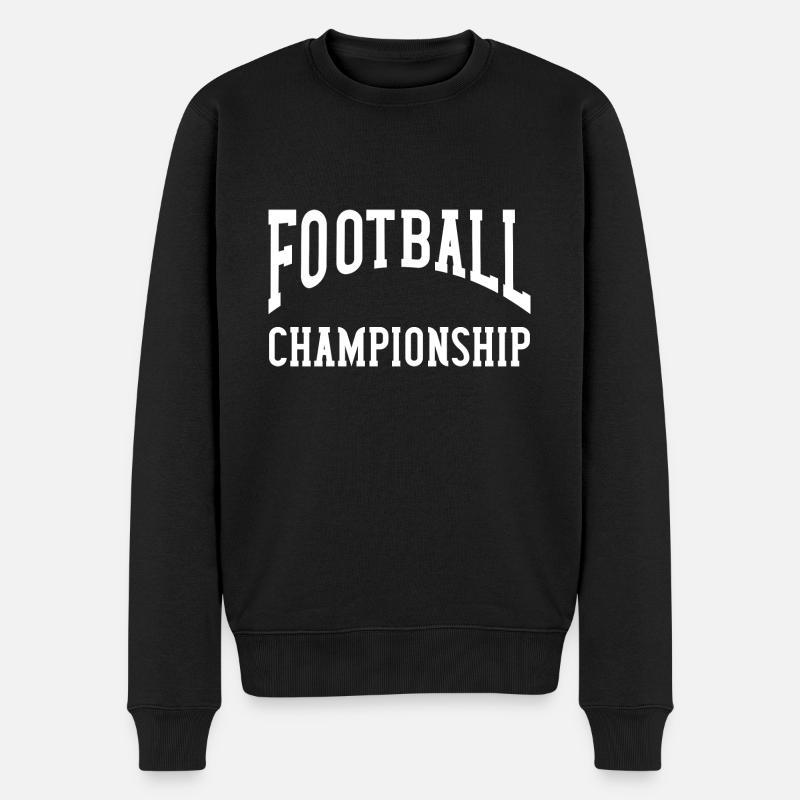 Championnat de football - Pull Premium bio Homme - noir