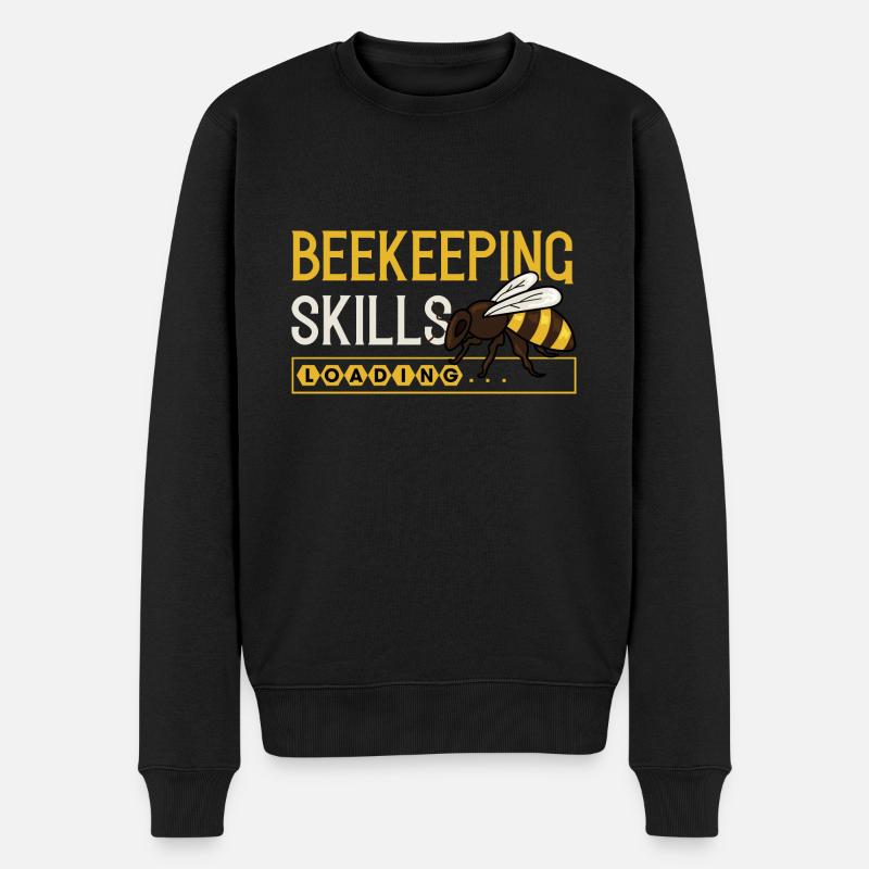 Compétences apicoles Ironic Beekeeper Honey - Pull Premium bio Homme - noir