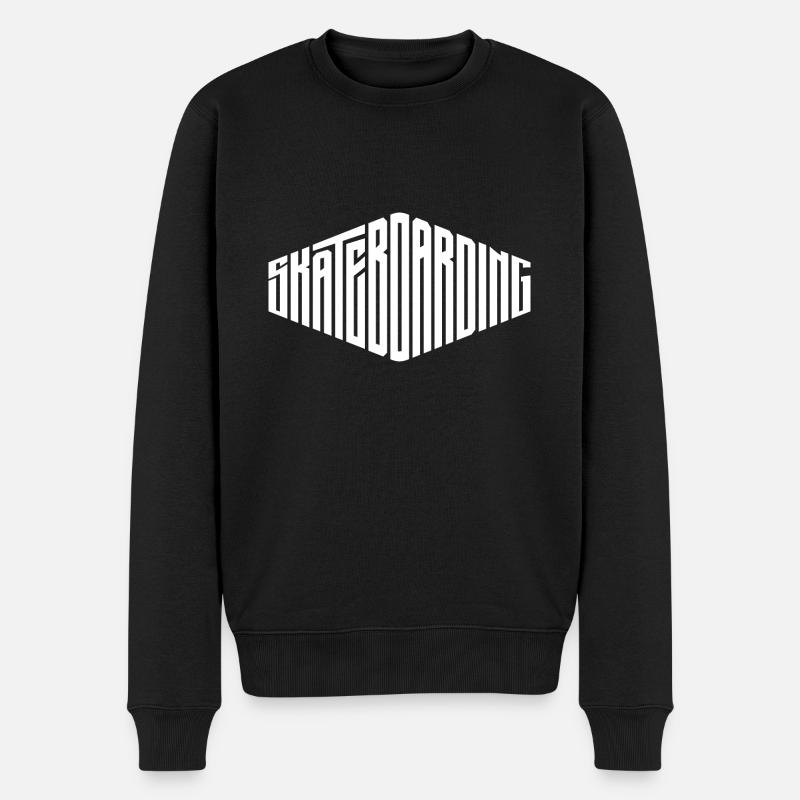 Skateboarding - Pull Premium bio Homme - noir