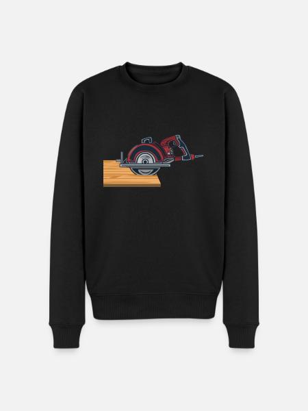 Menuisier à la scie - Pull Premium bio Homme - noir