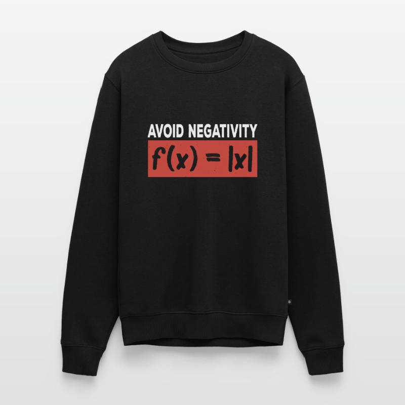 Avoid Negativity Mathematics Function Math Männer Premium Bio Pullover