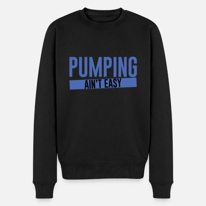 Pomper n’est pas facile 2 - Pull Premium bio Homme - noir