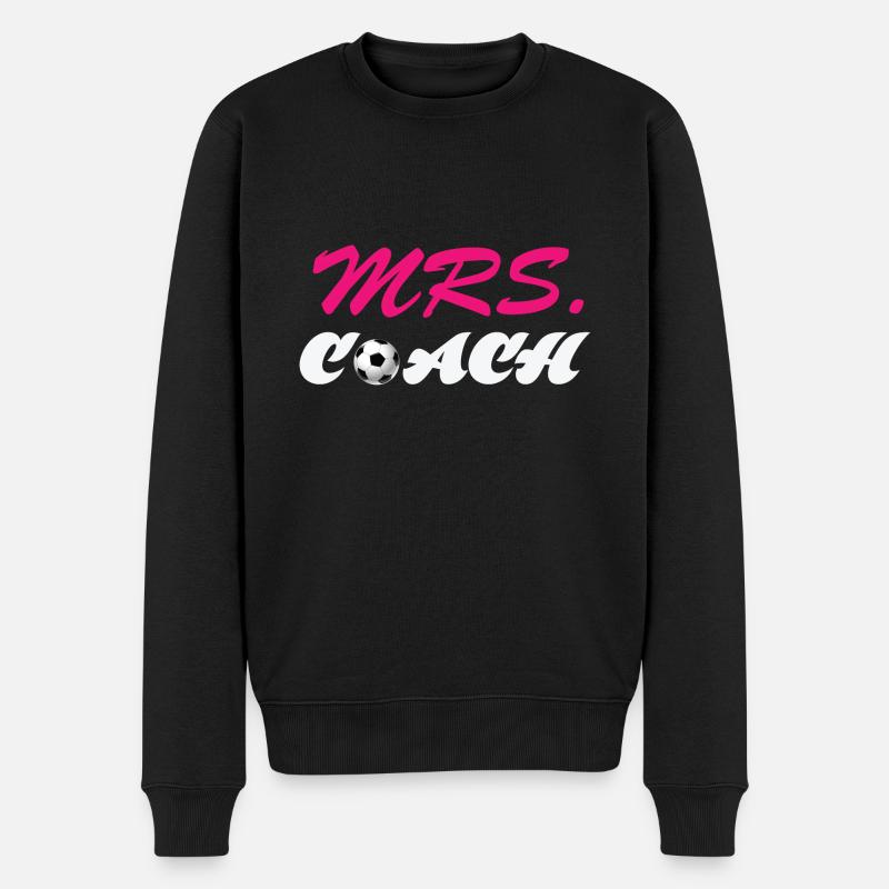 Mrs. Coach - Männer Premium Bio Pullover - Schwarz