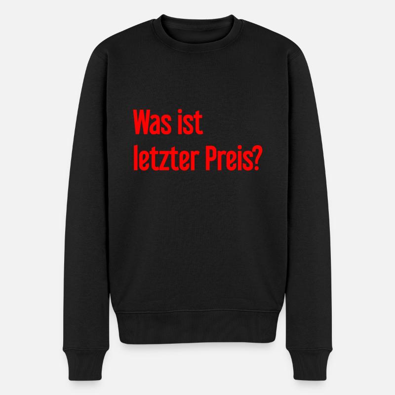 Quel est le dernier prix ? - Pull Premium bio Homme - noir