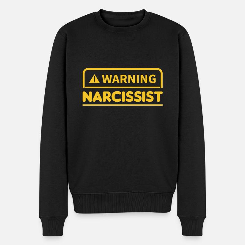 Narcétis drôle danger obsession sarkasti - Pull Premium bio Homme - noir