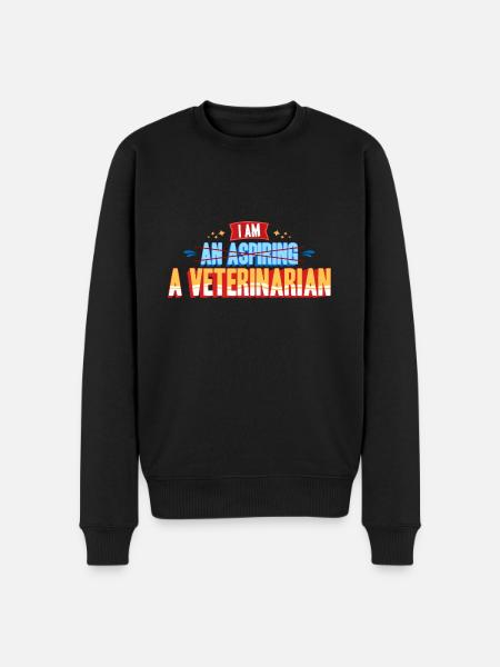 Vet - I Am A Veterinarian - Men's Premium Organic Jumper - black
