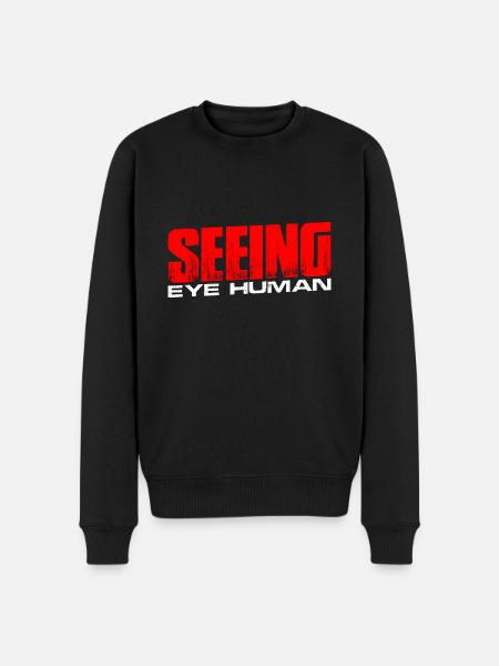 Seeing Eye Human 14 - Men's Premium Organic Jumper - black